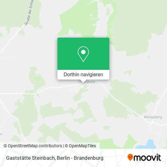 Gaststätte Steinbach Karte