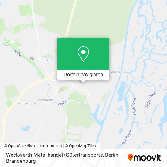 Weckwerth-Metallhandel+Gütertransporte Karte