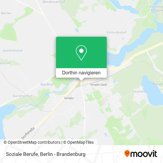 Soziale Berufe Karte