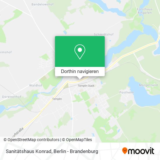 Sanitätshaus Konrad Karte