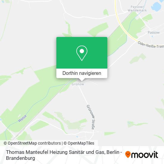 Thomas Manteufel Heizung Sanitär und Gas Karte