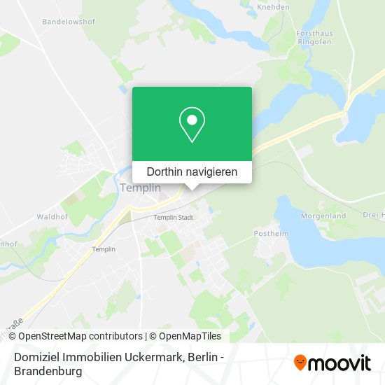 Domiziel Immobilien Uckermark Karte