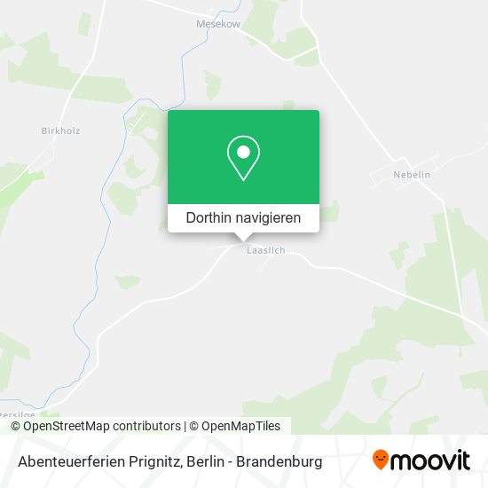 Abenteuerferien Prignitz Karte