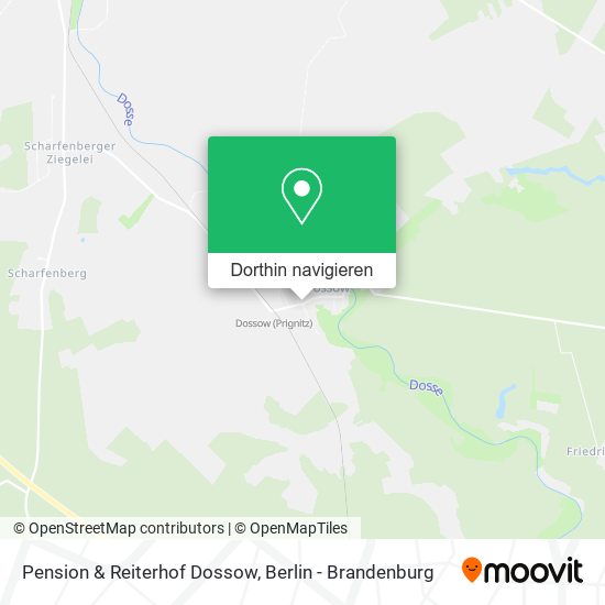 Pension & Reiterhof Dossow Karte