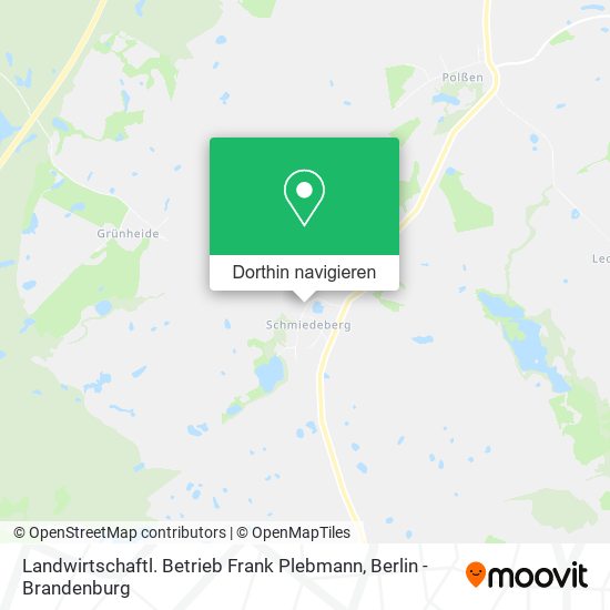 Landwirtschaftl. Betrieb Frank Plebmann Karte