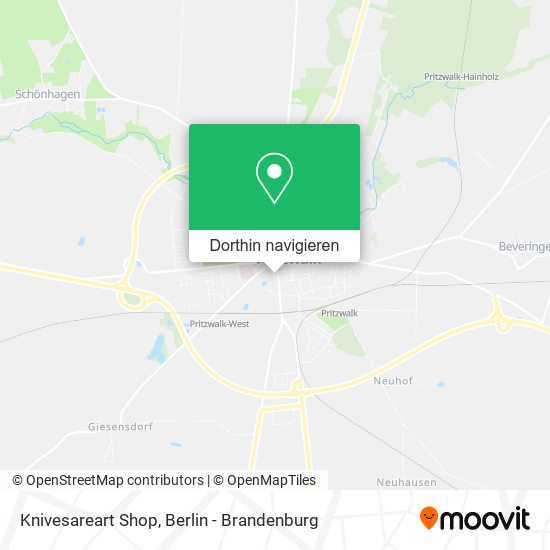 Knivesareart Shop Karte
