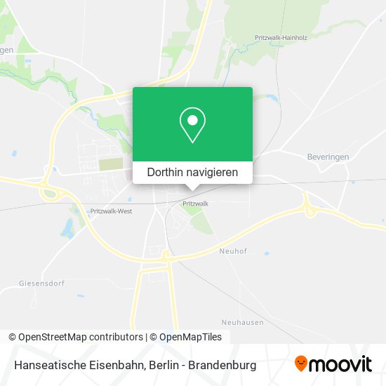 Hanseatische Eisenbahn Karte