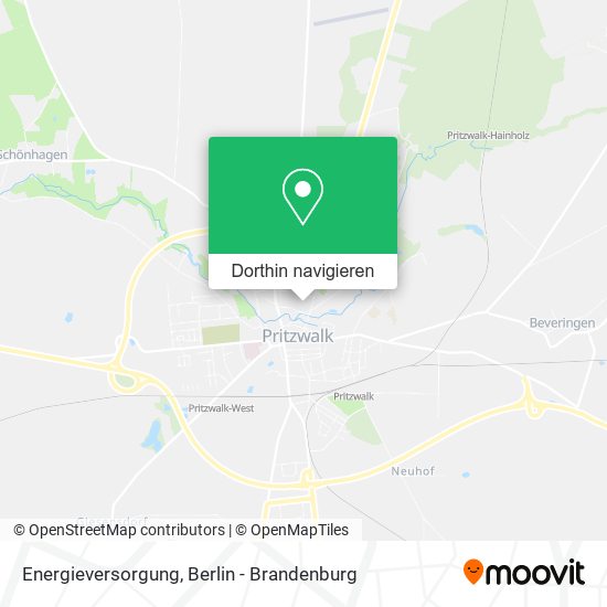 Energieversorgung Karte