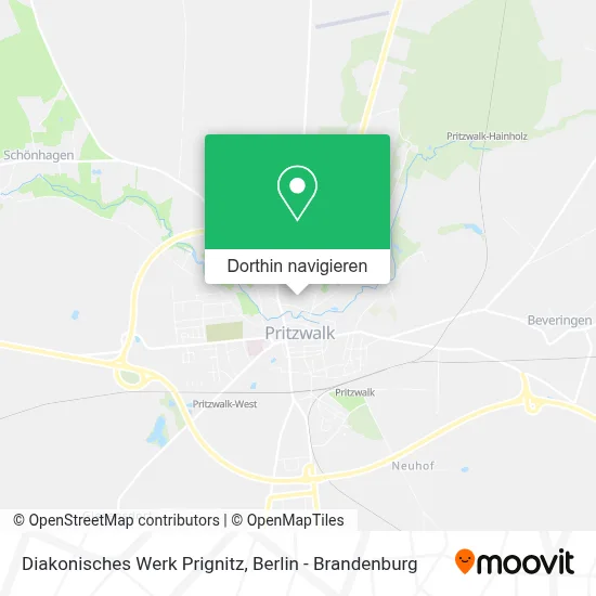 Diakonisches Werk Prignitz Karte