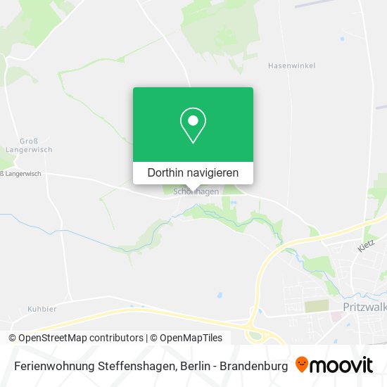 Ferienwohnung Steffenshagen Karte