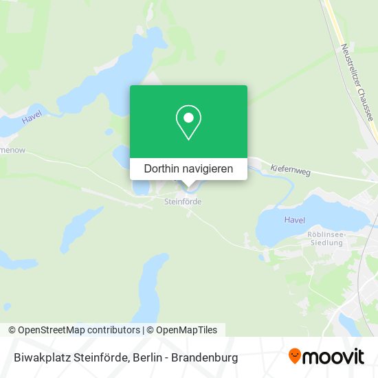 Biwakplatz Steinförde Karte