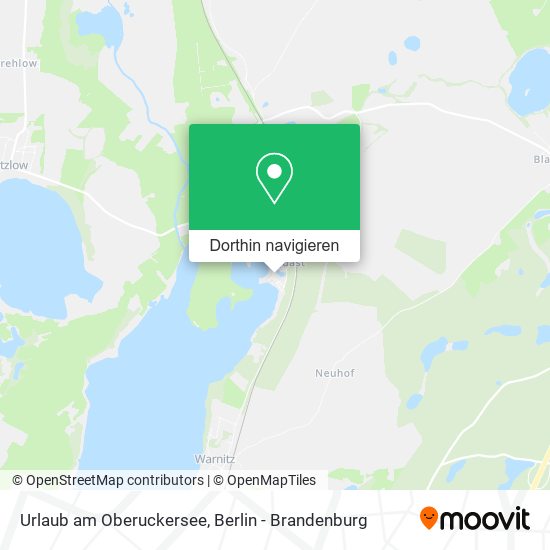 Urlaub am Oberuckersee Karte