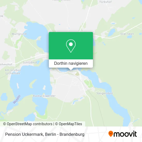Pension Uckermark Karte