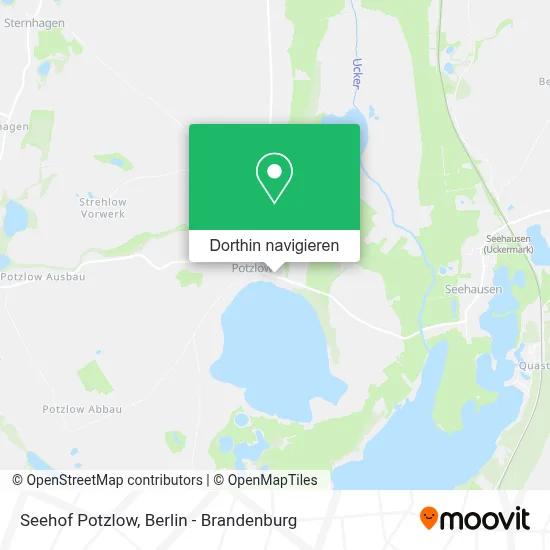 Seehof Potzlow Karte