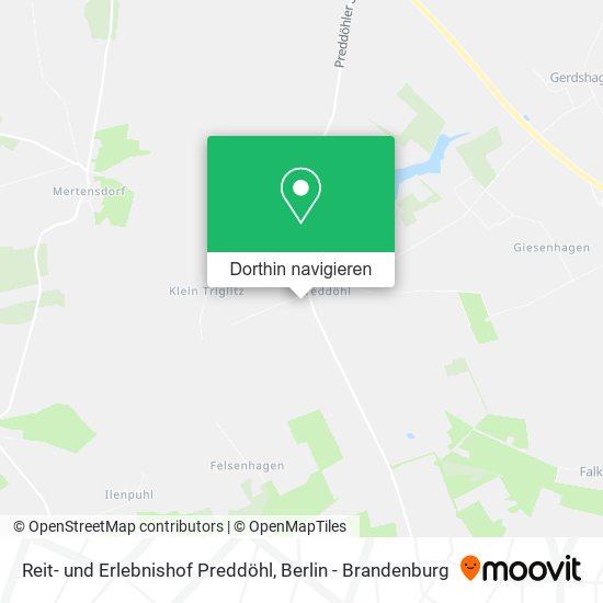 Reit- und Erlebnishof Preddöhl Karte