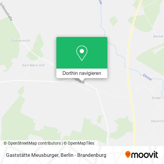 Gaststätte Meusburger Karte