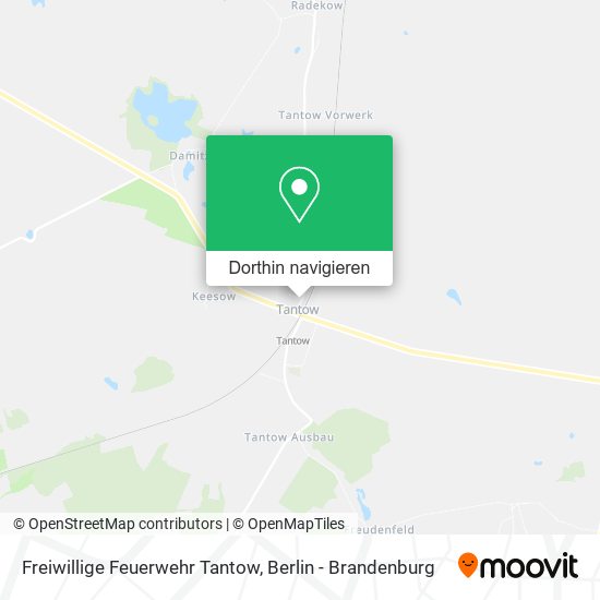 Freiwillige Feuerwehr Tantow Karte