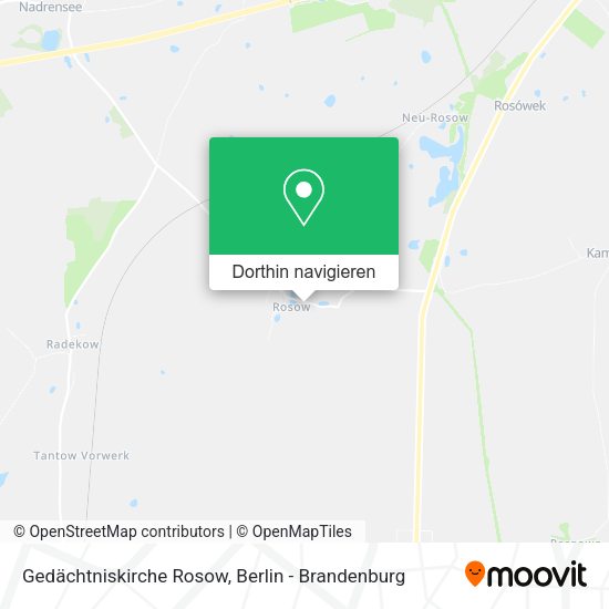 Gedächtniskirche Rosow Karte