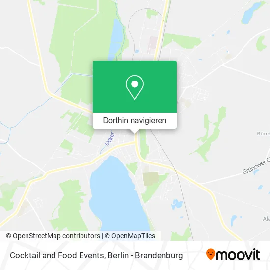 Cocktail and Food Events Karte