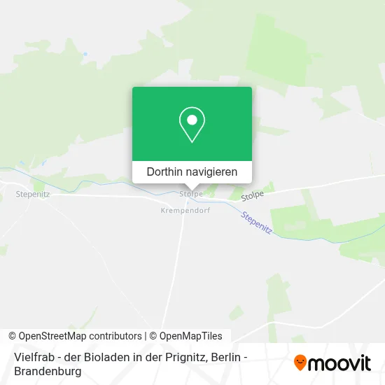 Vielfrab - der Bioladen in der Prignitz Karte