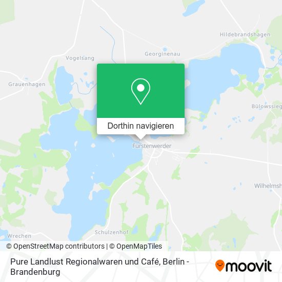 Pure Landlust Regionalwaren und Café Karte