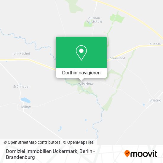 Domiziel Immobilien Uckermark Karte