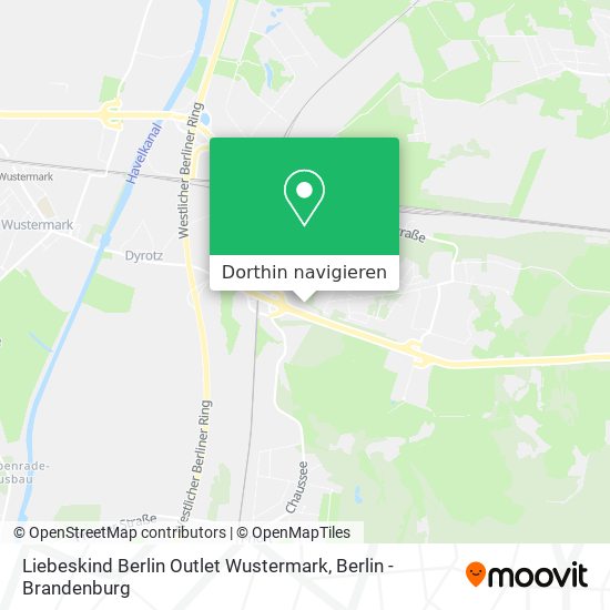 Liebeskind Berlin Outlet Wustermark Karte