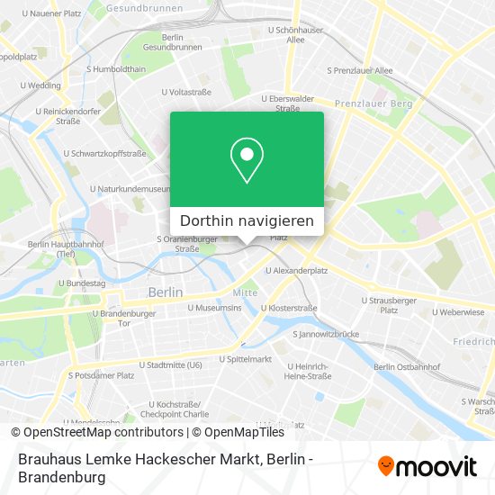 Brauhaus Lemke Hackescher Markt Karte