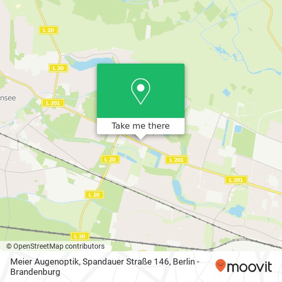 Meier Augenoptik, Spandauer Straße 146 Karte