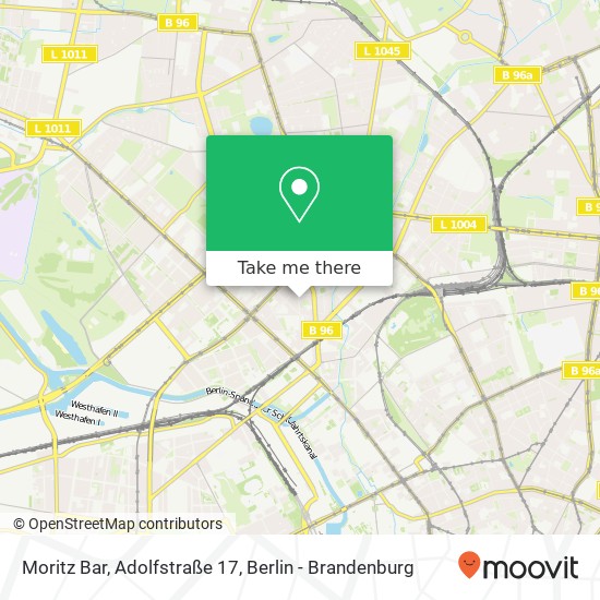 Moritz Bar, Adolfstraße 17 Karte