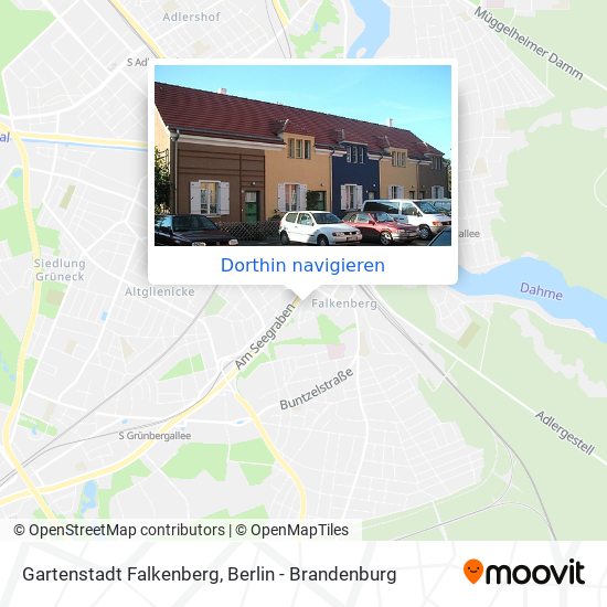 Gartenstadt Falkenberg Karte