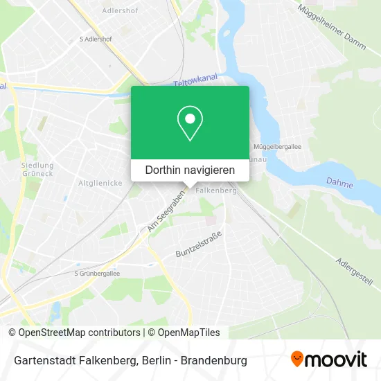 Gartenstadt Falkenberg Karte