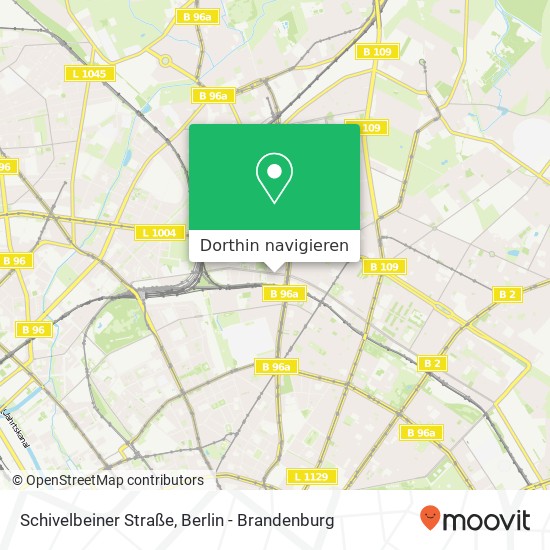 Schivelbeiner Straße, Prenzlauer Berg, 10439 Berlin Karte