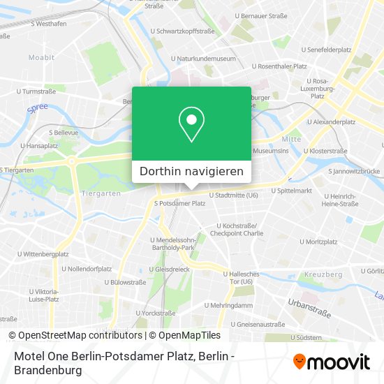 Motel One Berlin-Potsdamer Platz Karte