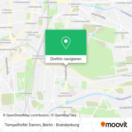 Tempelhofer Damm Karte
