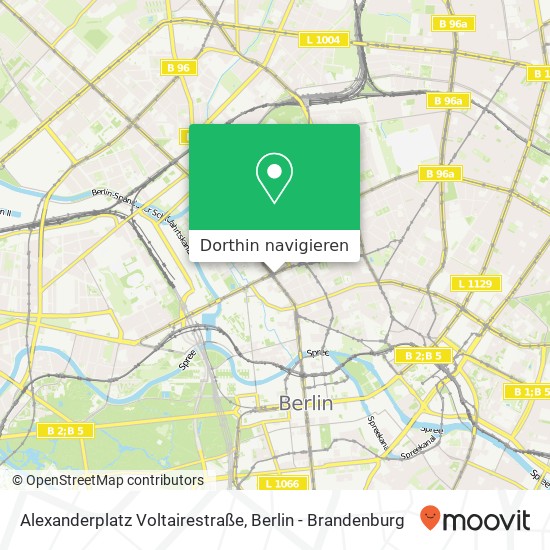 Alexanderplatz Voltairestraße Karte