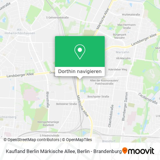 Kaufland Berlin Märkische Allee Karte
