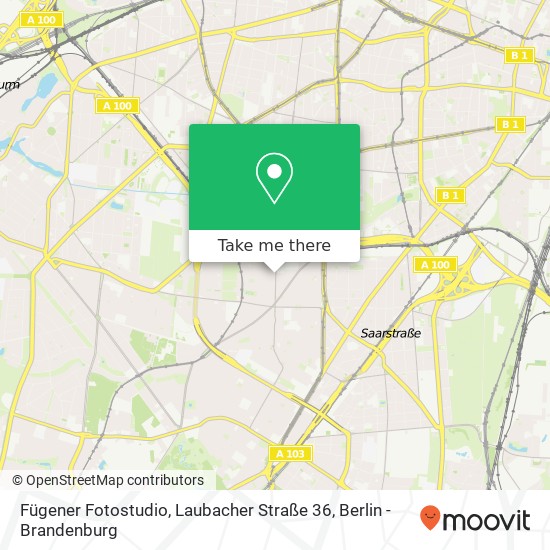 Fügener Fotostudio, Laubacher Straße 36 Karte