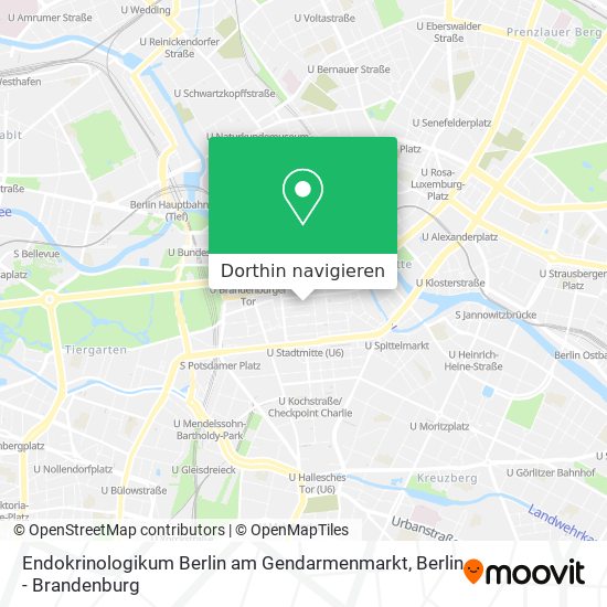 Endokrinologikum Berlin am Gendarmenmarkt Karte