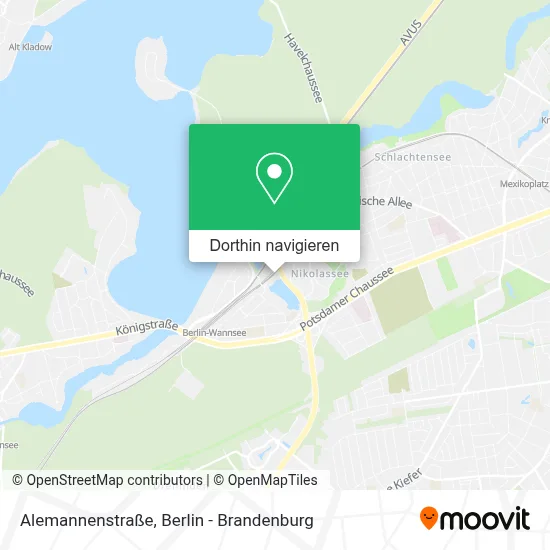Alemannenstraße Karte