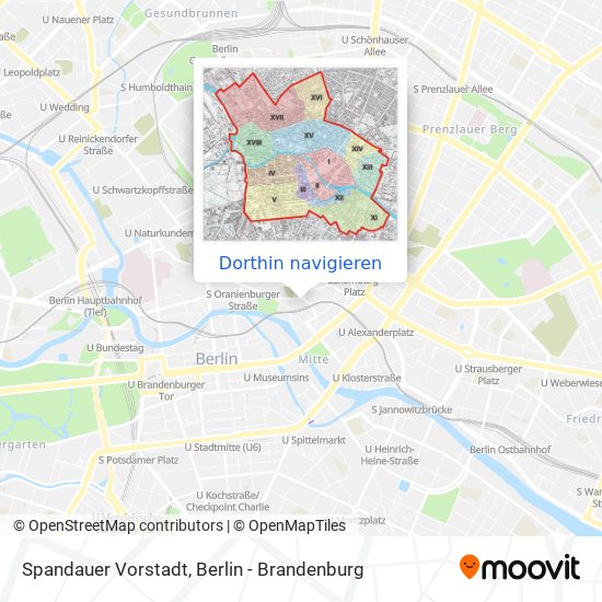 Spandauer Vorstadt Karte