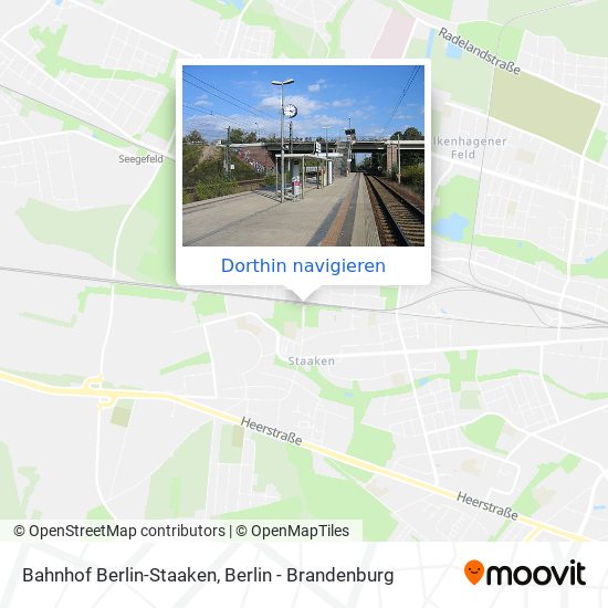 Bahnhof Berlin-Staaken Karte