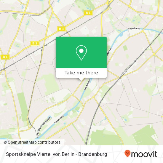 Sportskneipe Viertel vor Karte