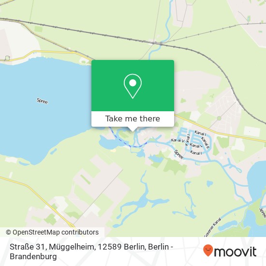 Straße 31, Müggelheim, 12589 Berlin Karte