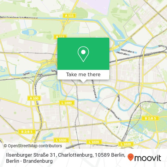 Ilsenburger Straße 31, Charlottenburg, 10589 Berlin Karte