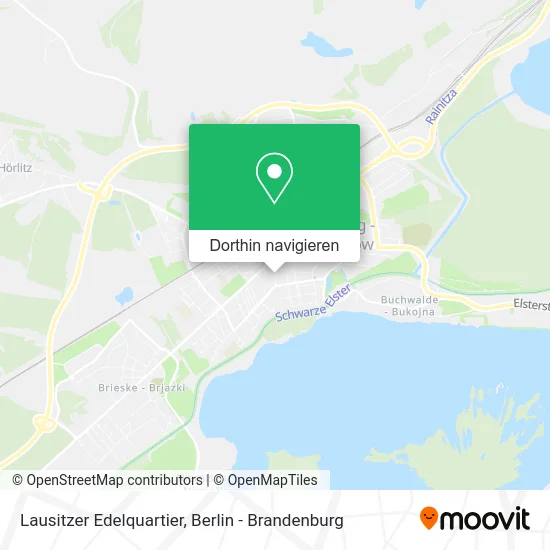 Lausitzer Edelquartier Karte