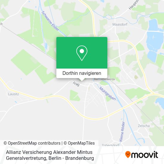 Allianz Versicherung Alexander Mintus Generalvertretung Karte