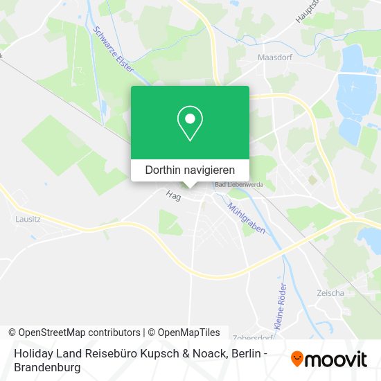 Holiday Land Reisebüro Kupsch & Noack Karte