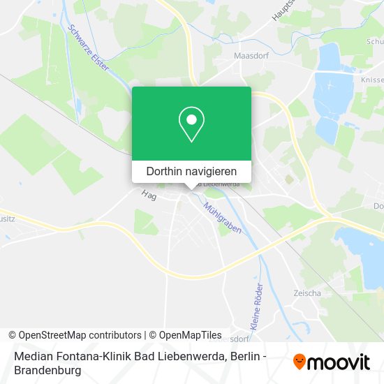 Median Fontana-Klinik Bad Liebenwerda Karte