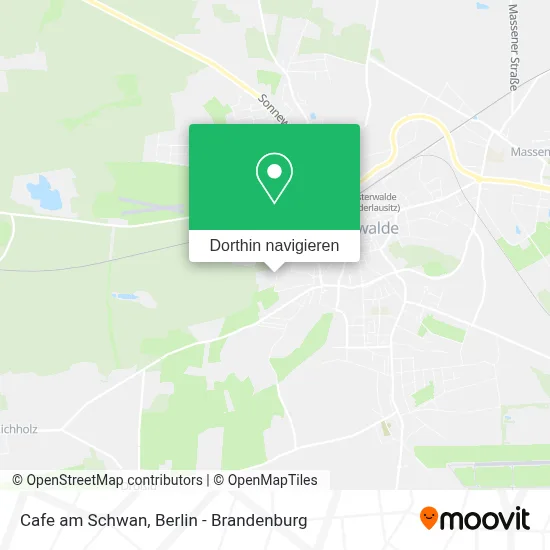 Cafe am Schwan Karte